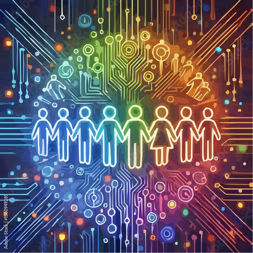 
image representing the union between people 14