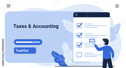 Organized Financial Task List Management For Business Taxation And Accounting System