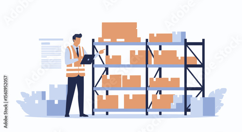 Warehouse Inventory Management Using Tablet For Efficient Stock Control System