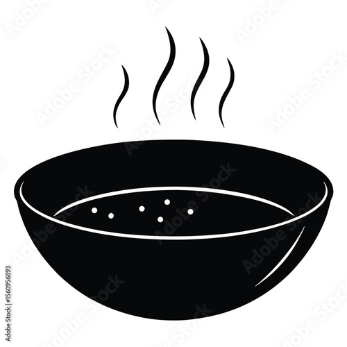 Chemist element isolated evaporating dish on white background 