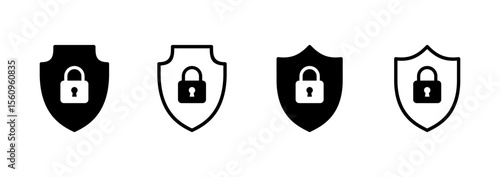 Security icon logo design. protection icon. privacy. vpn