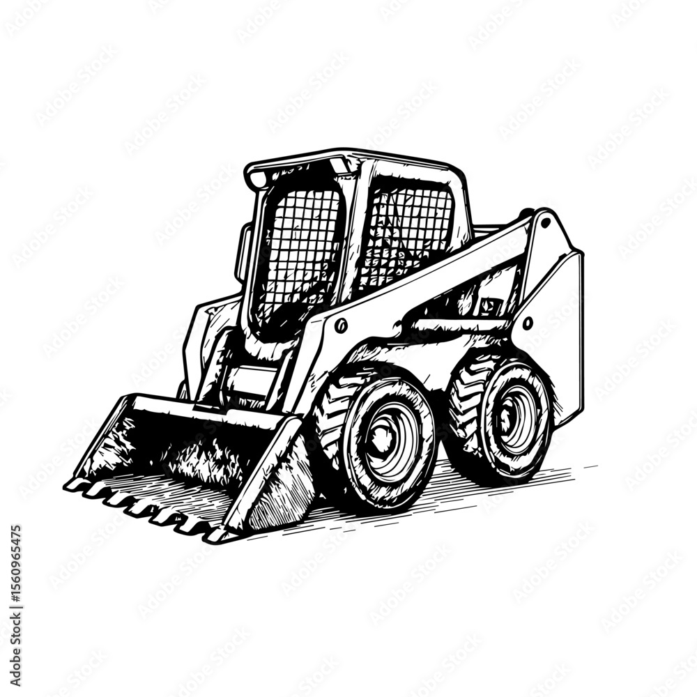 Naklejka premium mini loader line icon vector on white background Vector line icon on white background