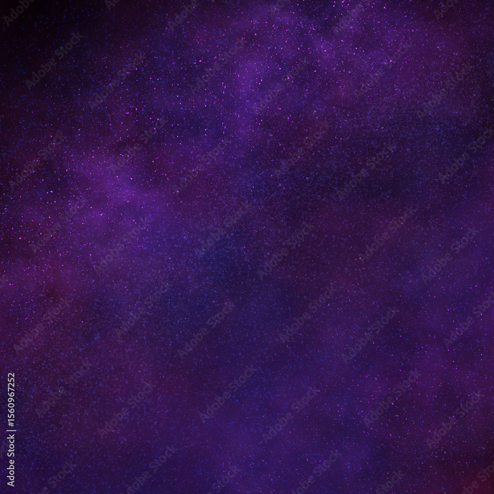 Obraz premium Abstract purple cosmic background with starry texture