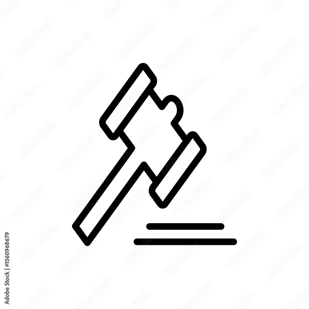 Gavel icon symbol for apps and websites. judge gavel sign and symbol. law icon. auction hammer Gavel icon symbol for apps and websites. judge gavel sign and symbol. law icon. auction hammer