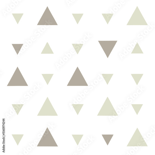 Free Download Abstract triangle pattern in neutral tones on a white background design element - GFXLoad