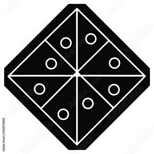Mathematician element isolated math board game on white background