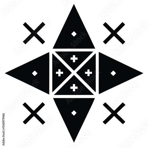 Mathematician element isolated mathematical symbols on white background