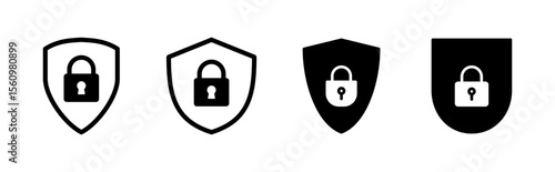 Security icon set. protection icon. privacy. vpn