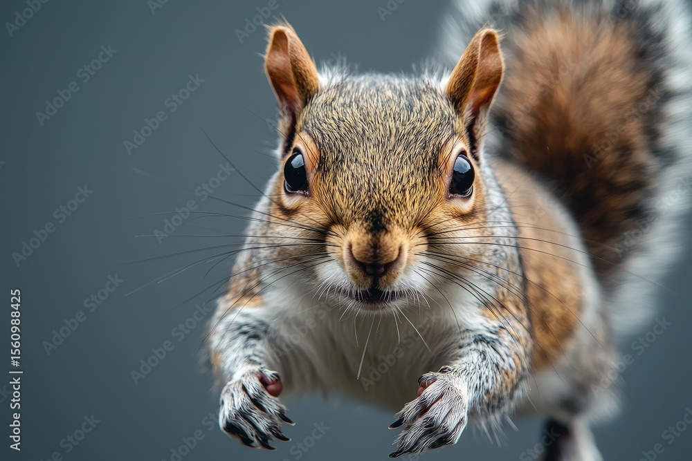 Obraz premium Cute Squirrel Close Up