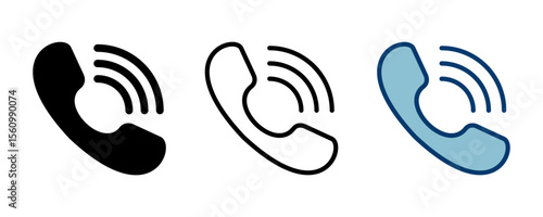 Call icon vector isolated on white background. Phone icon vector. mobile phone. telephone icon