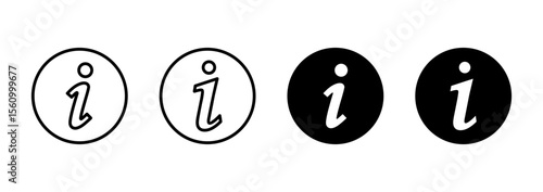 Information sign icon vector. about us sign and symbol. question mark icon