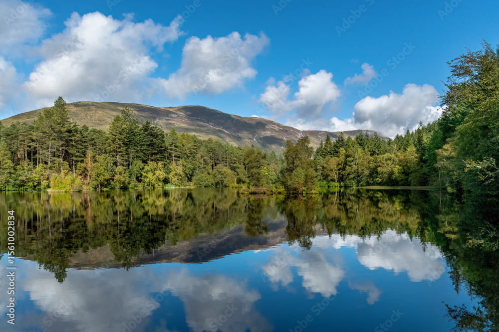 Lake reflections Scotland Lake reflections Scotland