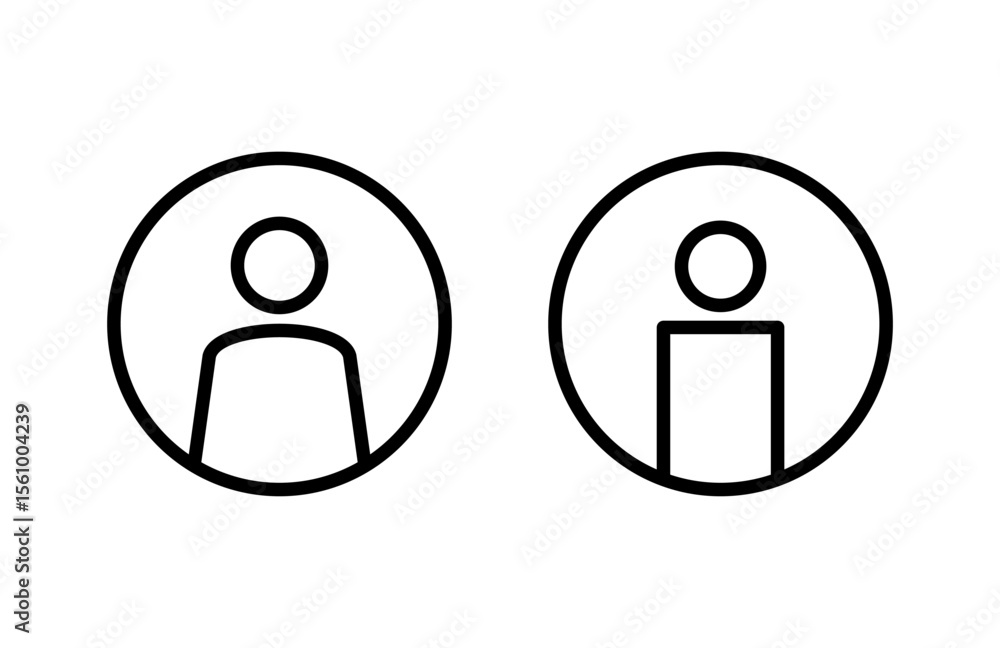 User Icon vector illustration. person sign and symbol. people icon. User Icon vector illustration. person sign and symbol. people icon.