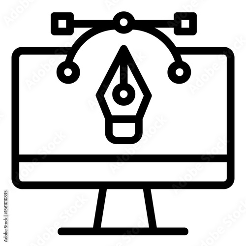 Design Icon in Line Style
