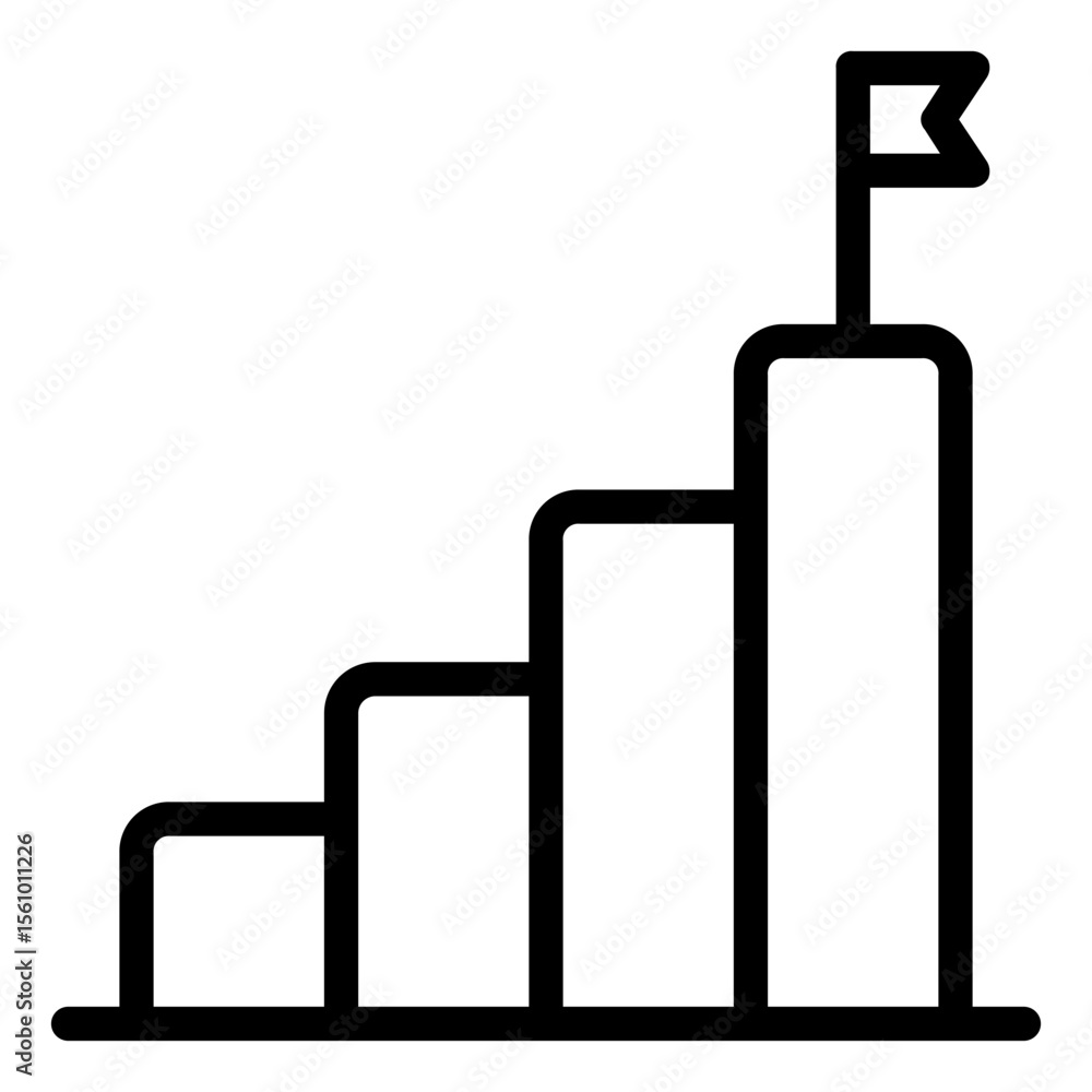 Success Icon in Line Style Success Icon in Line Style
