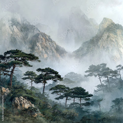High-Quality Realistic Interpretations of Traditional Korean Painting, Generative AI
