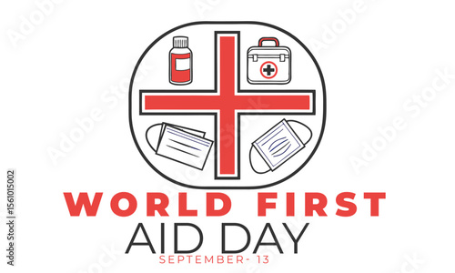 World First Aid Day. Concept Design.