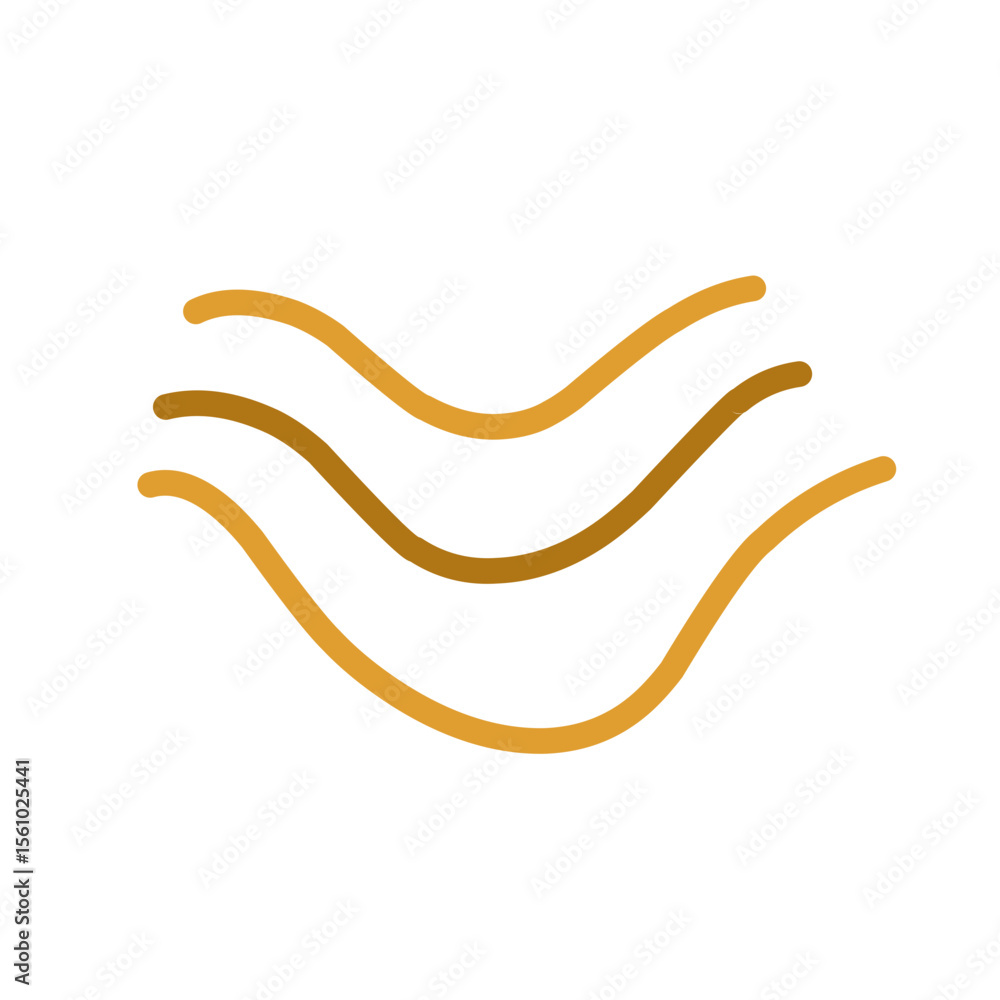 Fototapeta premium organic wave lines