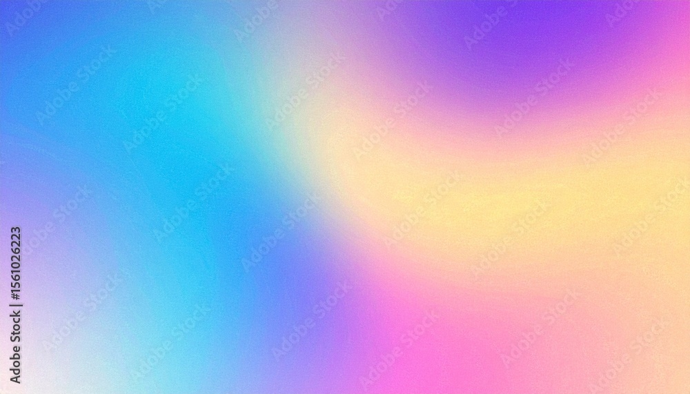 Obraz premium Abstract blurred grainy gradient background texture. Colorful digital grain dust soft 