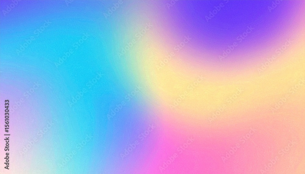 Fototapeta premium Abstract blurred grainy gradient background texture. Colorful digital grain dust soft