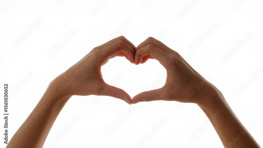 hands in heart shape hands in heart shape