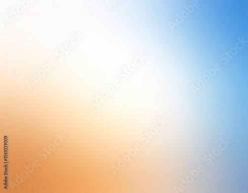 white orange blue gradient background. 