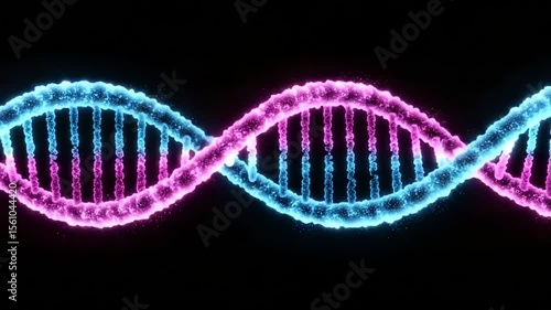 Double helix DNA model