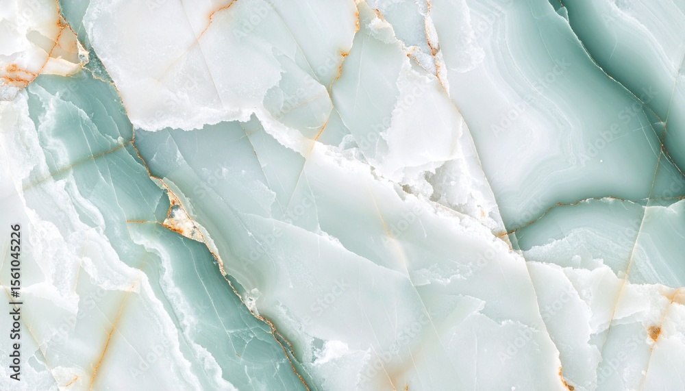 Fototapeta premium Polished onyx marble with high-resolution, aqua tone emperador marble,