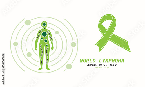 World Lymphoma Awareness Day. Lymphoma Concept Design.