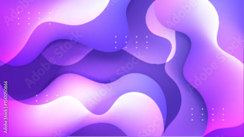 Abstract purple and pink fluid shapes with a gradient effect. Suitable for backgrounds, posters, and modern design projects needing vibrant colors and textures.