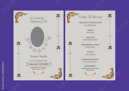 Funeral Program