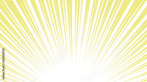 放射線　背景　黄緑　ベクター
