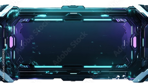 Wallpaper Mural Vibrant Neon Overlay for Streaming with Animated Elements Torontodigital.ca