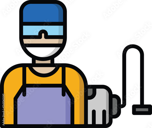 disinfection service color icon	