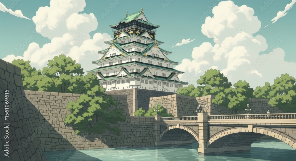 Fototapeta premium chinese pavilion in the park