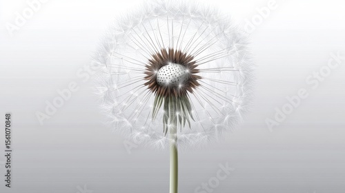 Wallpaper Mural Dandelion Puffball with Seeds Gently Blowing Away in the Wind Torontodigital.ca