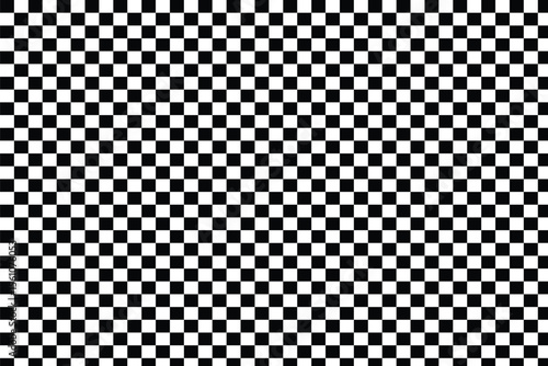 Black and white chess pattern. Checkerboard seamless vector illustration. eps 10