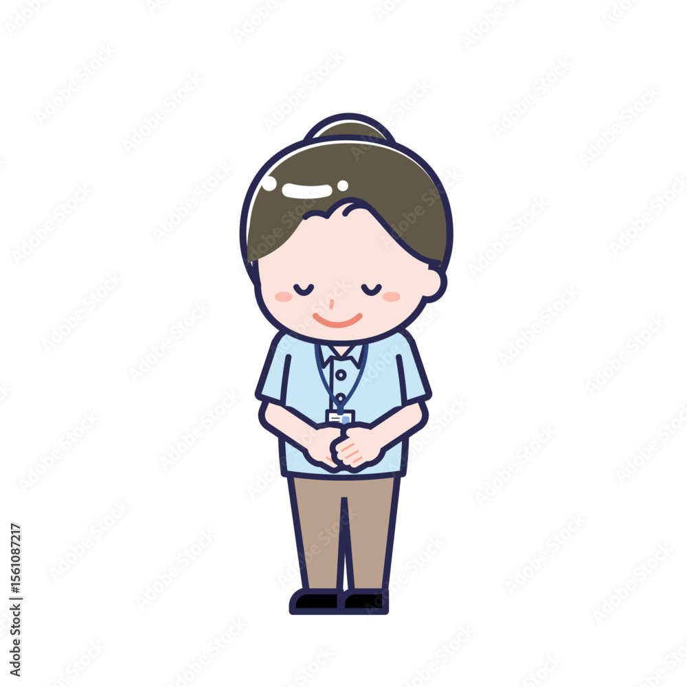 介護士/ななめ/女性 08 介護士/ななめ/女性 08