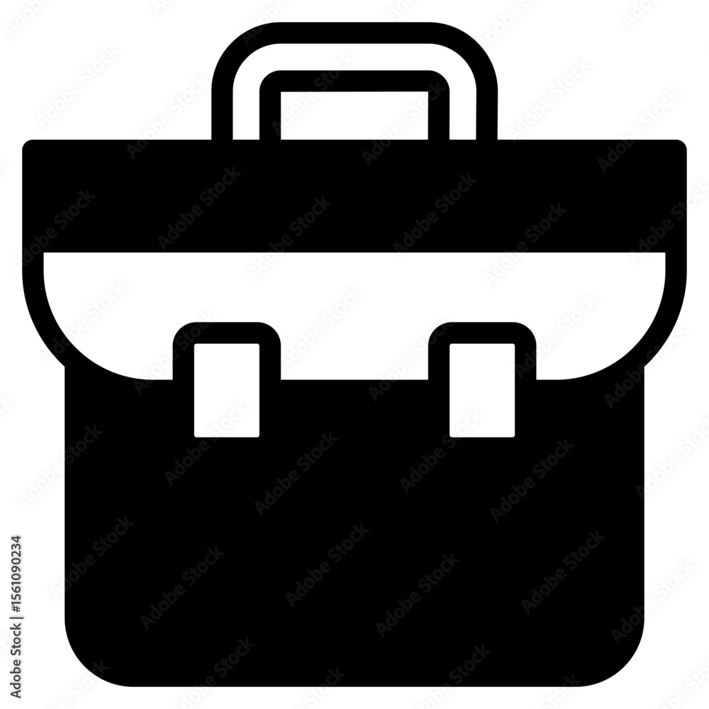 Fototapeta premium Briefcase outline mixed icon