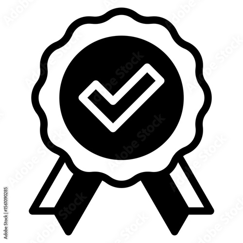 Quality outline mixed icon
