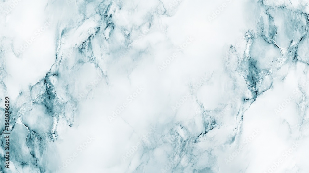 Fototapeta premium Light teal marble texture background.