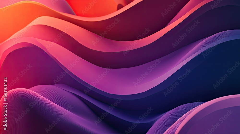Abstract colorful wavy design. Abstract colorful wavy design.