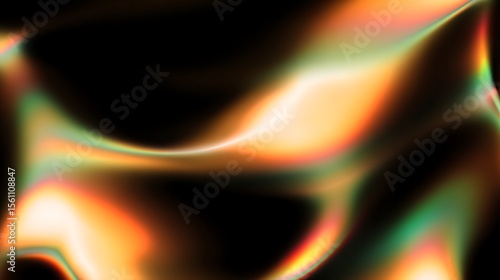 Abstract vibrant flowing colors