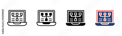 Seo icon sheet multiple style collection