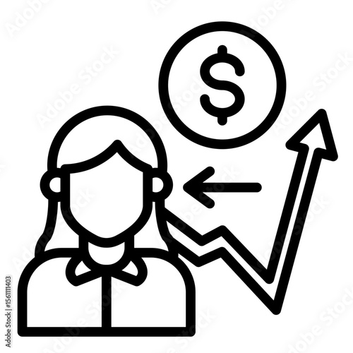 Compensation Package  Icon Element For Design