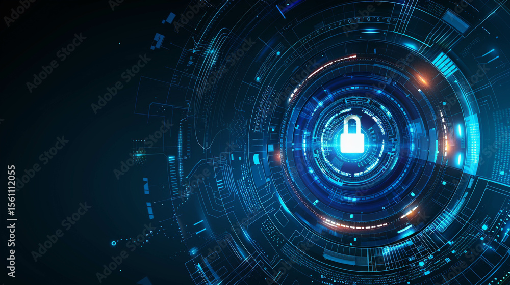 Fototapeta premium Cybersecurity