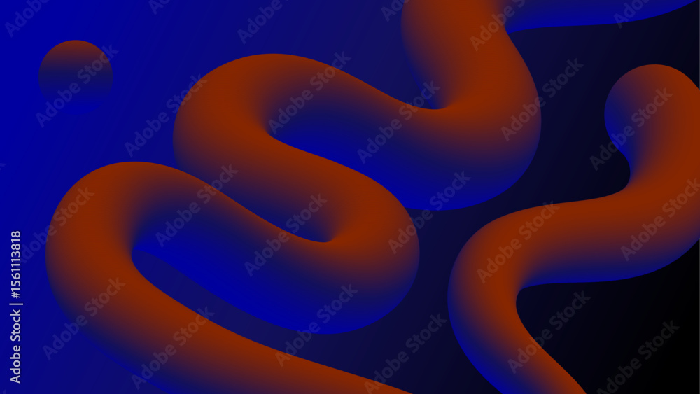 Obraz premium Liquid wave colorful form, Abstract gradients fluid shapes background for cover, futuristic design, innovation modern background. 