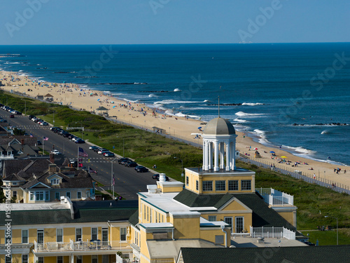 Spring Lake beach in New Jersey during summer