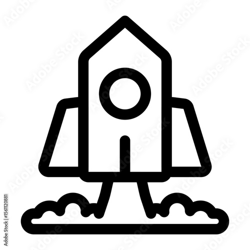 Rocket Launch Startup Icon