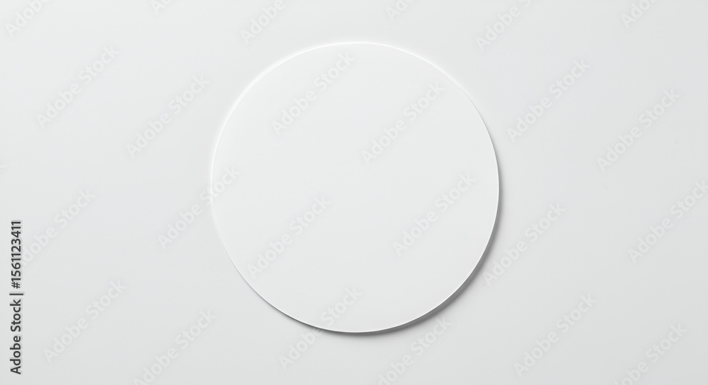 Minimalist white circle on textured background providing clean and modern feel Minimalist white circle on textured background providing clean and modern feel